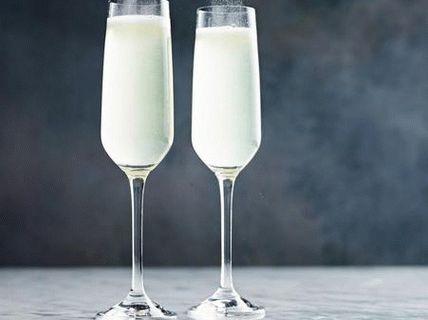 Französischer 75-Champagner-Gin-Cocktail