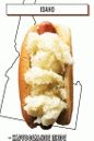 Hot Dog mit Kartoffelpüree