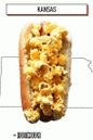 Hot Dog mit Popcorn