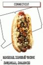 Hot Dog mit Parmesan, gebratenem Knoblauch, Mozzarella, Venusmuscheln