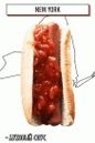 Hot Dog mit Zwiebelsauce