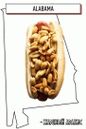 geröstete Erdnüsse Hot Dog