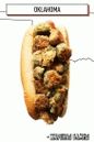 Hot Dog mit gebratener Okra