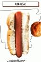 Hot Dog mit Käsedipsauce