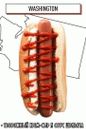 Hot Dog mit Frischkäse und Sriracha-Sauce