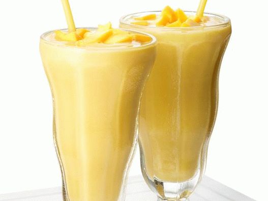 19. Milchshake mit Mango und Joghurt