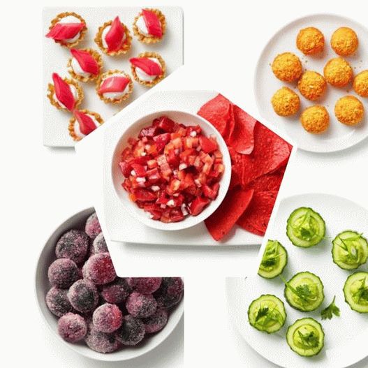 Foto von 50 bunten Snacks: ein gesunder Snack