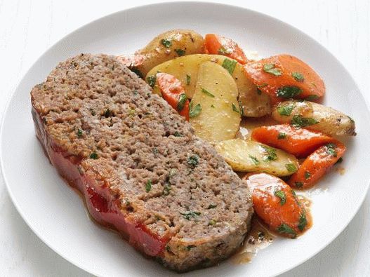 Foto von amerikanischem Hackbraten (Mitlof) in einem Slow Cooker