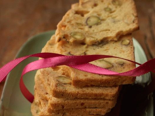 Foto des australischen Melba Toasts mit Pistazien
