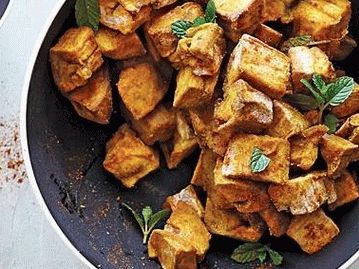 Foto von Auberginen im Ofen gebacken