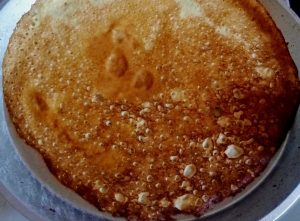 Eiscreme-Pfannkuchen