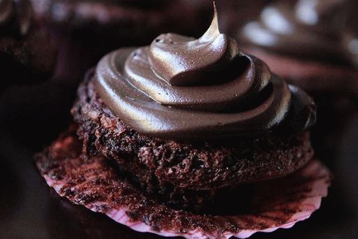 Photo Brownie mit Schokoladencreme