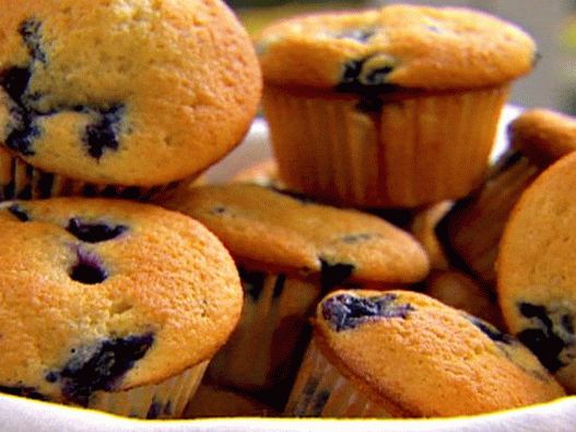Photo Blueberry Muffins auf Sauerrahm