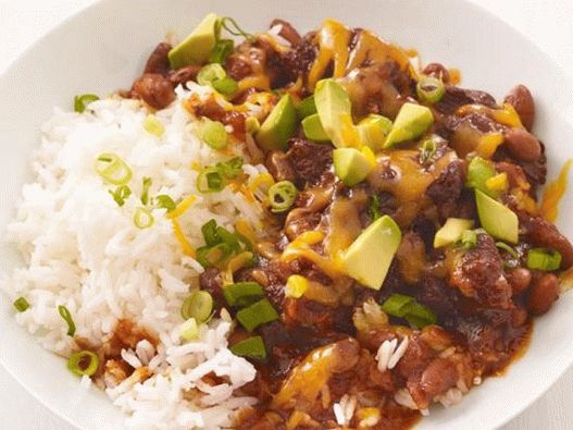 Foto von Chile Con Carne in einem Slow Cooker