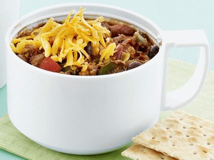 Foto von Chile mit Bohnen und der Türkei