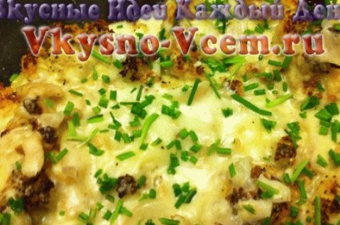 Blumenkohl mit Sauce gebacken