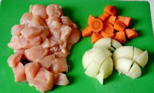 Baby Hühnchen Schnitzel