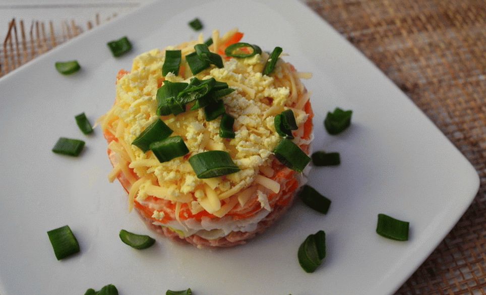 Mimosa-Diät-Salat
