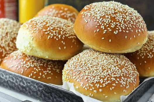 Foto hausgemachte Sandwich Brötchen