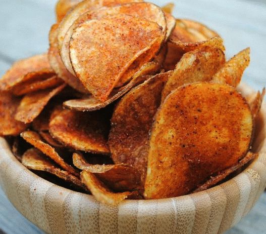 Foto hausgemachte BBQ Chips