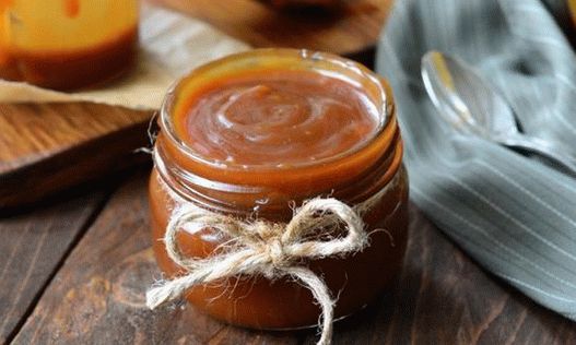 Foto hausgemachte Kondensmilch Karamell