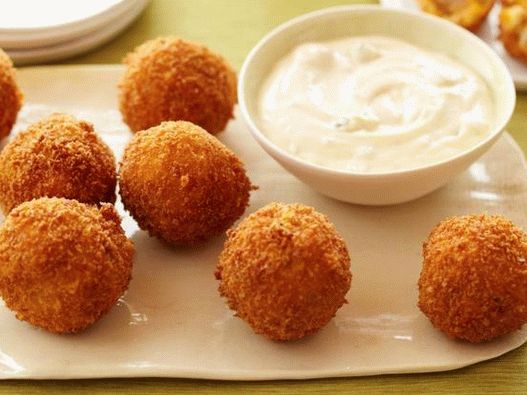 Foto des Gerichts - Hähnchenbällchen mit Käse