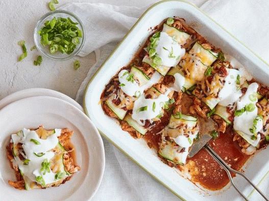 Foto von Enchiladas aus Zucchini