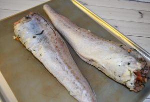 Gefüllter Pollock