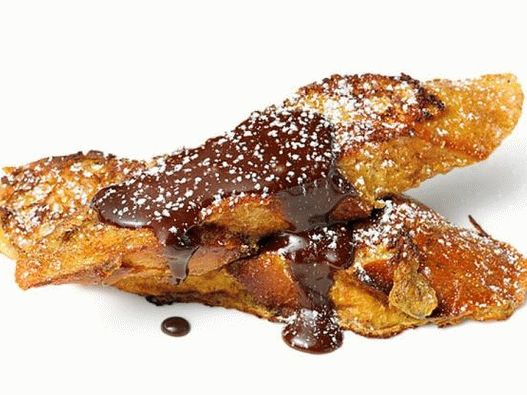 Photo French Toast mit Schokoladensirup