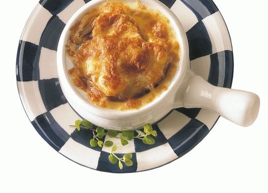 Photo Französische Zwiebelcremesuppe