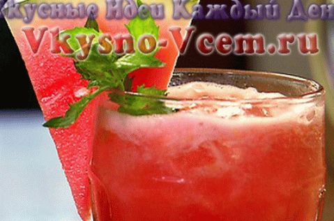 Wassermelonen-Frappe-Cocktail