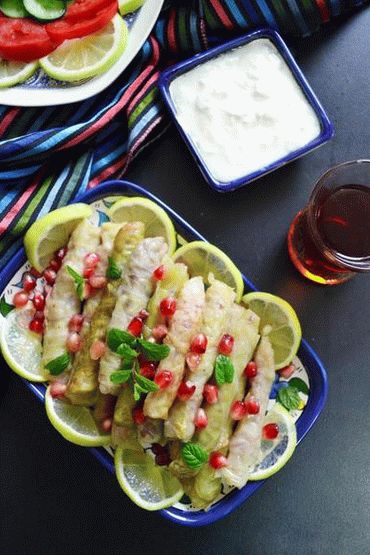 Photo Gefüllter Kohl mit Fischfüllung zu Ostern
