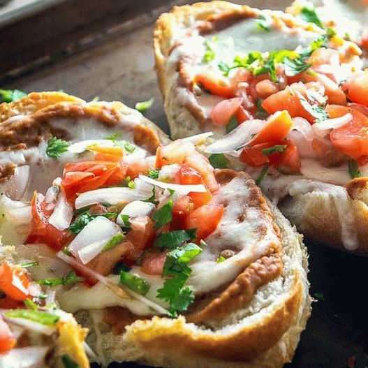 Foto Mexican Hot Moliothetes Sandwiches