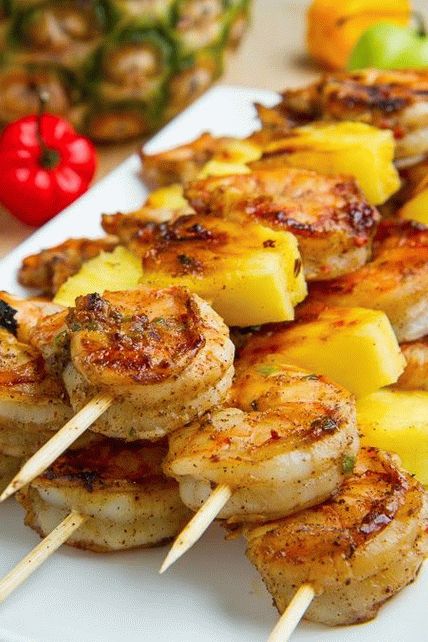 Foto Jakobsmuscheln am Spieß