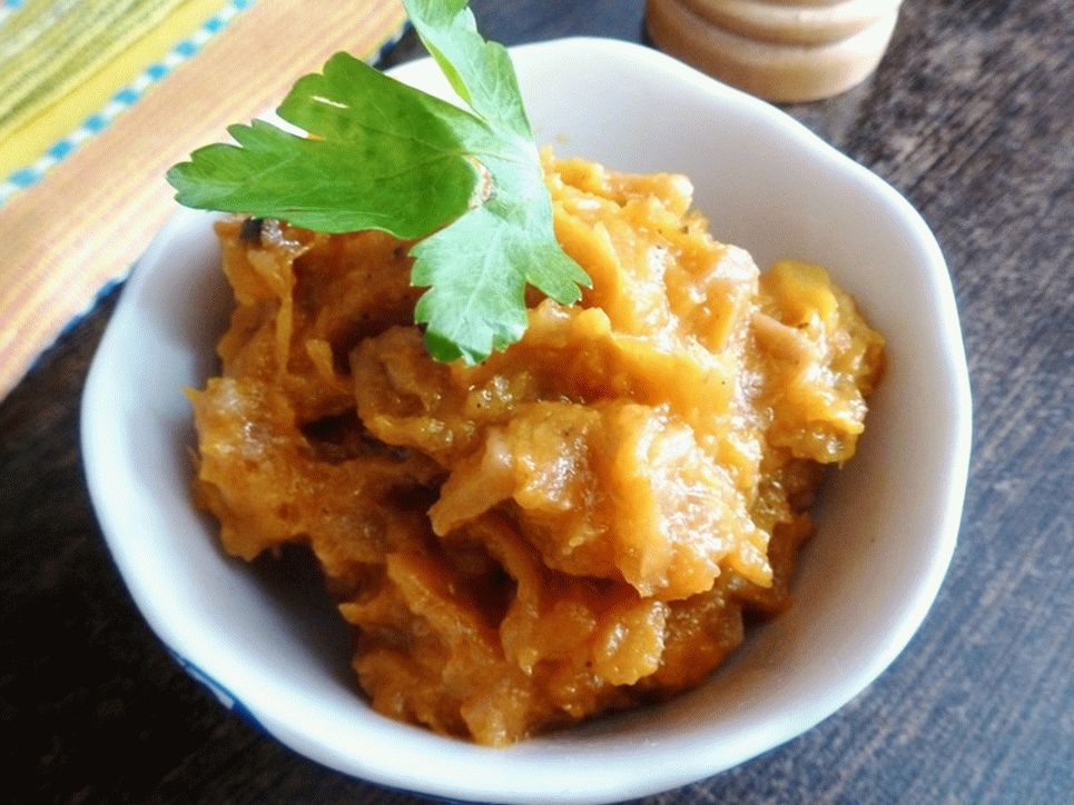 Pilzkaviar mit Kürbis