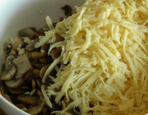 Pilzsalat mit Huhn