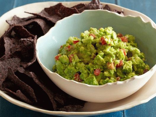 Foto von Guacamole mit Knoblauch