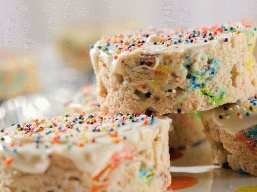Foto Knusper Dessert mit Marshmallows