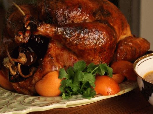 Foto Türkei in der Glasur von Aprikosen und Tequila