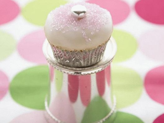 Foto von funkelnden Mini Cupcakes