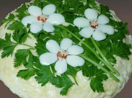 Salat Dekoration Blumen