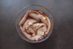 Asiatischer Tintenfisch