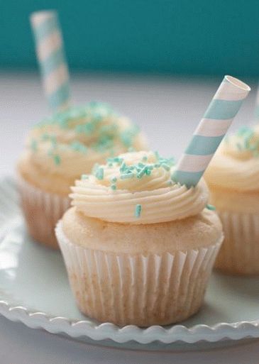 Photo Cupcake mit Hüttenkäse und Karamellcreme