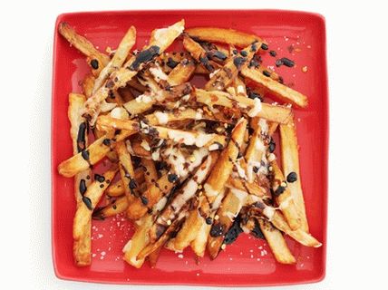Photo Pommes Frites mit Balsamico-Sauce
