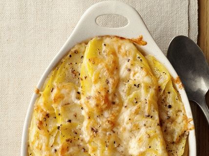 Photo Kartoffelgratin mit Käse und Sahne