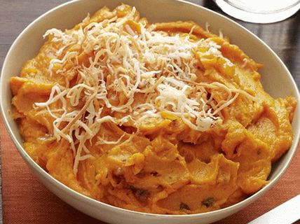 Foto Indische Kartoffelpüree aus Süßkartoffel