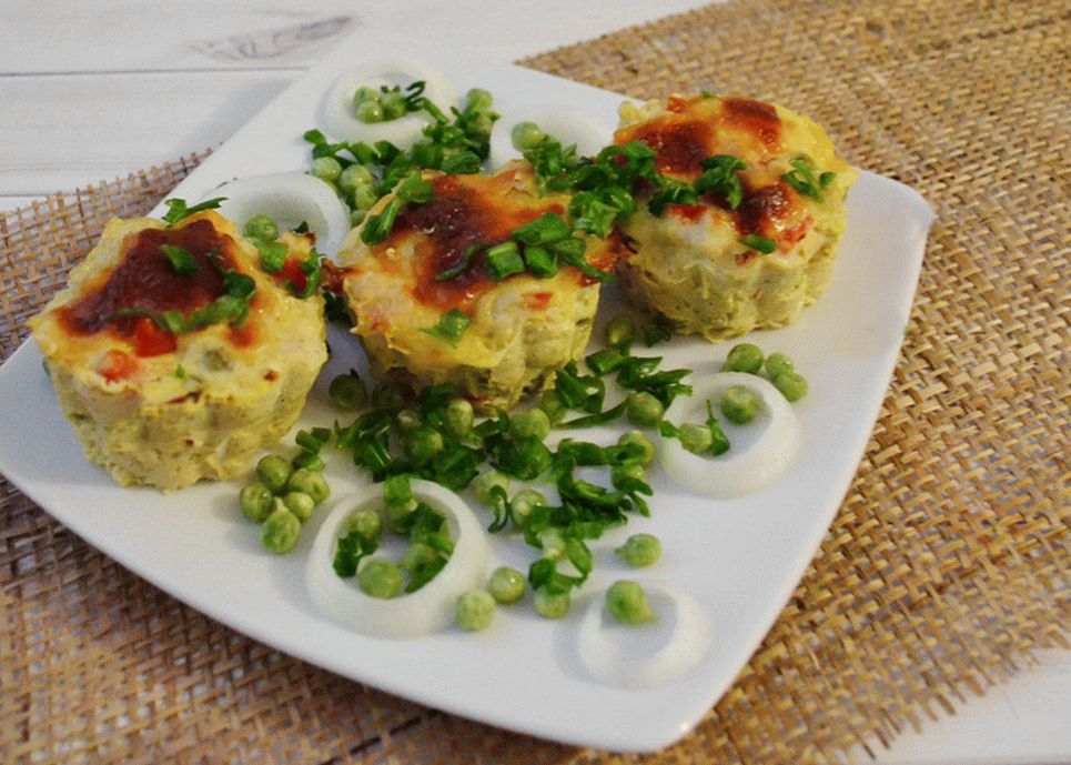 Hähnchenfilet-Muffins