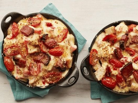 Foto Kentucky Hot Brown in der Pfanne