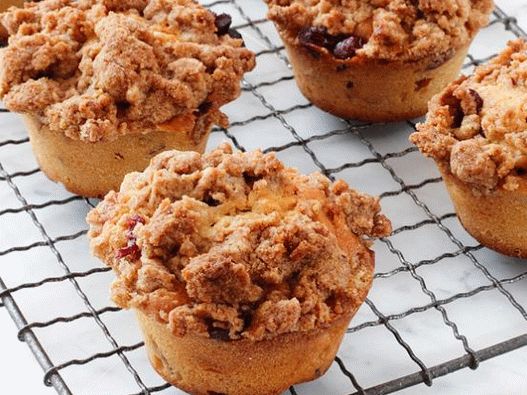 Foto Cranberry Muffins mit Ei-Fuß