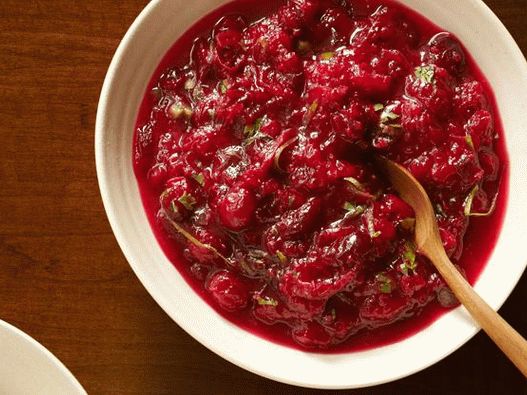 Foto-Cranberry-Relish mit Serrano-Pfeffer